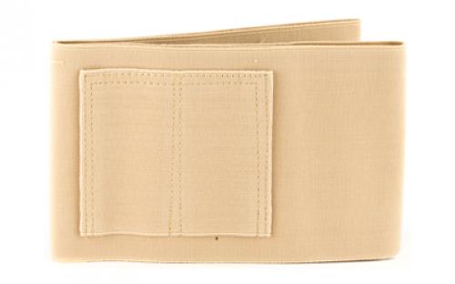 PS Products Belly Band, Tan, 28-34, Elastic, with Holster and Mag Pockets BELLYBANDNM
