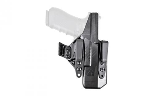Raven Concealment Systems Eidolon, Inside the Waistband, Fits Glock 17 and 22, Polymer, Tall, Black, Ambidextrous,  1.5 Overhook Struts EG17ATBKF