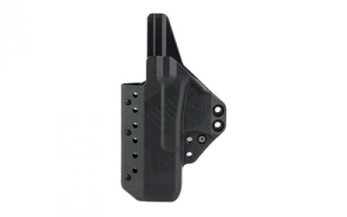Raven Concealment Systems Eidolon, Inside the Waistband, Fits Glock 17 and 22, Polymer, Advanced Kit, Black, Left Hand, 1.5 Overhook Struts EG17LHBKF