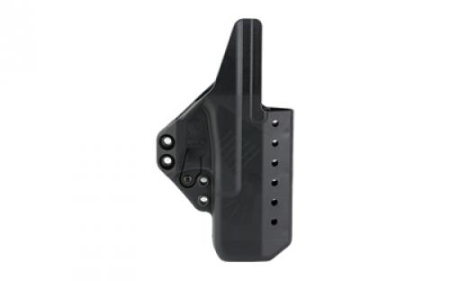 Raven Concealment Systems Eidolon, Inside the Waistband, Fits Glock 17 and 22, Polymer, Advanced Kit, Black, Left Hand, 1.5" Overhook Struts EG17LHBKF
