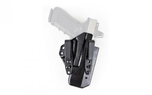 Raven Concealment Systems Eidolon Basic IWB Holster, Fits Glock 19/23/26/27/32/33, Ambidextrous, Black Kydex, with 1.5 Overhook Struts EG19 AS BK BSC