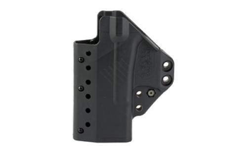 Raven Concealment Systems Eidolon, Inside the Waistband, Fits Glock 19/23, Polymer, Black, Ambidextrous, 1.5 Overhook Struts EG19ASBKF