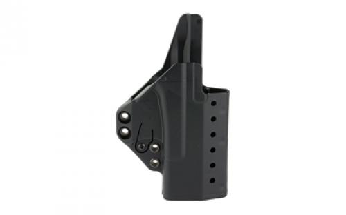 Raven Concealment Systems Eidolon, Inside the Waistband, Fits Glock 19/23, Polymer, Black, Right Hand, 1.5 Overhook Struts EG19RHBKF