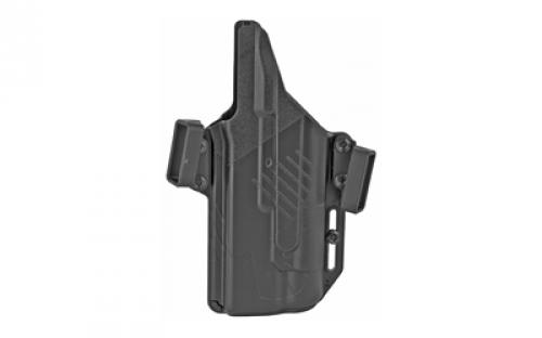 Raven Concealment Systems Perun LC OWB Holster, 1.5", Fits Gen5 Glock 17/19 With TLR-1 HL, Ambidextrous, Black, Nylon/Polymer PXG9TLR1HLM/5