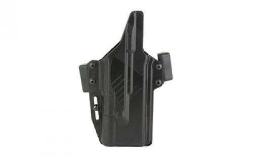 Raven Concealment Systems Perun LC OWB Holster, 1.5, Fits Glock 17/19 with X300 Ultra A/B, Ambidextrous, Black, Nylon/Polymer PXG9X300U
