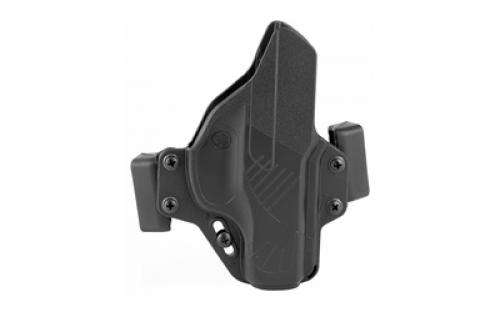 Raven Concealment Systems Perun OWB Holster, 1.5, Fits Ruger LC9/LC9S/EC9, Ambidextrous, Black, Nylon/Polymer PXLC9