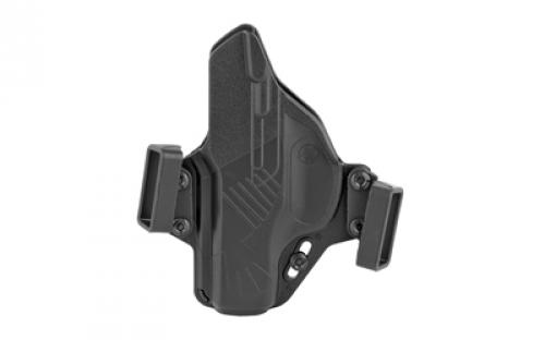 Raven Concealment Systems Perun OWB Holster, 1.5", Fits Ruger LC9/LC9S/EC9, Ambidextrous, Black, Nylon/Polymer PXLC9