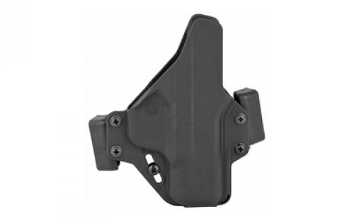 Raven Concealment Systems Perun OWB Holster, 1.5, Fits S&W M&P SHIELD, Ambidextrous, Black, Nylon/Polymer PXMPSH