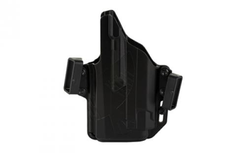 Raven Concealment Systems Perun, Outside Waistband Holster, Fits Sig P320C/X-Carry/M18 with Streamlight TLR 7/8, Polymer, Black, Ambidextrous, 1.5" Belt Loops PXP320CTLR7-8