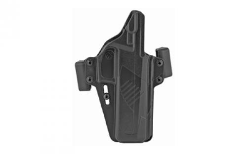 Raven Concealment Systems Perun OWB Holster, 1.5, Fits Sig P320 Full Size/M17, Ambidextrous, Black, Nylon/Polymer PXP320F