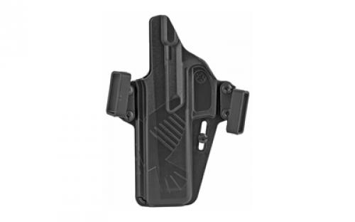 Raven Concealment Systems Perun OWB Holster, 1.5", Fits Sig P320 Full Size/M17, Ambidextrous, Black, Nylon/Polymer PXP320F