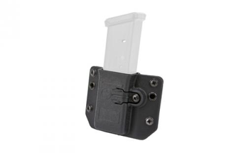 Raven Concealment Systems Copia Single Pistol Magazine Carrier, Fits Double Stack 9/40 Magazines, Black Finish, Ambidextrous SSMCBKT