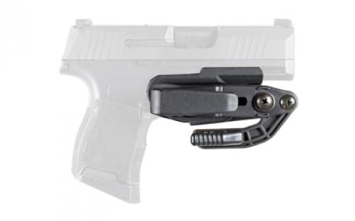 Raven Concealment Systems Vanguard, Inside Waistband Holster, Fits Gen 3-5 Glock 17,19,22,23,26,31,32,45, Polymer, Black, Ambidextrous,  1.5" Overhook Struts, Raven Claw VG2GLBKOHADV