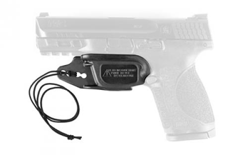 Raven Concealment Systems Vanguard, Inside the Waistband, Fits M&P Fullsize/Compact, Polymer, Black, Ambidextrous, Lanyard VG2MPF-CBKLAN