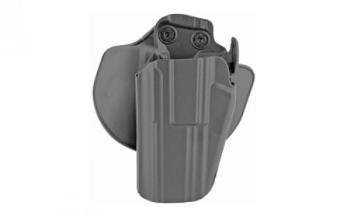Safariland 578 GLS, Pro-Fit, Wide Frame Holster, Left Hand, Plain Black, Long Slide (Similar to GL34, 35, 17L),Paddle & Belt Loop Combo 578-450-412