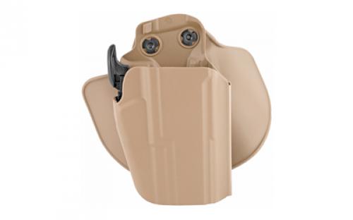 Safariland 578 GLS, Pro-Fit, Wide Frame Holster, Right Hand, Flat Dark Earth, Standard (Similar to GL17, 20, 37), Slide Paddle & Belt Loop, SafariSeven Material 578-750-551
