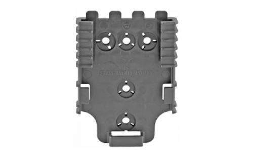 Safariland Model 6004-22 Quick Locking System - Receiver Plate (QLS 22), Single Kit Only, Black Finish 6004-22-2