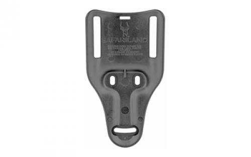Safariland Cantable Universal Belt Loop, Black, Fits 3-Hole Patterned Holsters and Safariland UBL Products, 2, Mid-Ride 6070CUBL-2-2