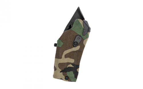 Safariland 6354RDS, Tactical Holster, For Staccato P 4.4" with Red Dot Sight and Surefire X300U, Matte Finish, M81 Woodland, Right Hand 6354RDS-1582-C991-MS19