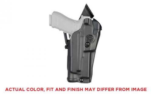 Safariland Model 6390RDS ALS Mid-Ride Level I Retention Duty Holster, Fits Glock 17 w/Light, Right Hand, STX Tactical Black Finish 6390RDS-832-131