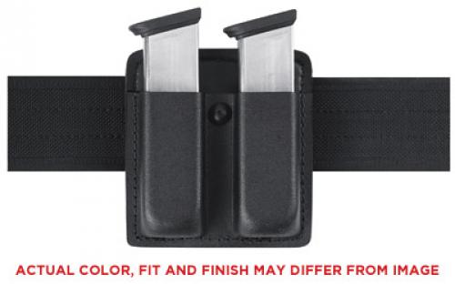 Safariland Model 73 Open Top Double Magazine Pouch, For 2.25 Duty Belts, Fits Glock 17, Hardshell STX, STX Tactical Black Finish 73-83-13