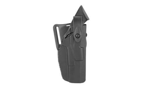 Safariland 7360, 7TS, ALS/SLS Mid-Ride Level-III Retention Holster, Right Hand, Black, Fits Glock 17, Plain, Polymer 7360-835-411