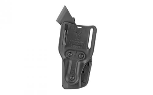 Safariland 7360, 7TS, ALS/SLS Mid-Ride Level-III Retention Holster, Right Hand, Black, Fits Glock 17, Plain, Polymer 7360-835-411