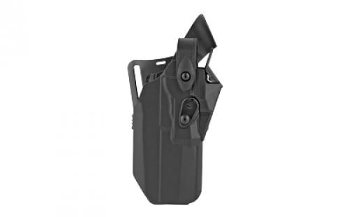 Safariland 7360RDS, ALS/SLS Mid-Ride Level-III Retention Holster, Fits Sig Sauer P320RX, P320 X-VTAC, M17, or X-Full with Romeo1, Romeo1Pro, Vortex Viper or Venom, Trijicon RMR, Dr. Optic, Deltapoint Pro, Fastfire and Streamlight TLR-7, Surefire XC-1, XC-2, Nightstick TCM 550, or Inforce APLc, Kydex, Black, Right Hand 7360RDS-45027-411