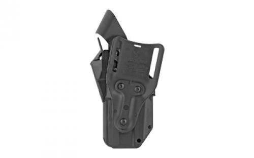 Safariland 7360RDS, ALS/SLS Mid-Ride Level-III Retention Holster, Fits Sig Sauer P320RX, P320 X-VTAC, M17, or X-Full with Romeo1, Romeo1Pro, Vortex Viper or Venom, Trijicon RMR, Dr. Optic, Deltapoint Pro, Fastfire and Streamlight TLR-7, Surefire XC-1, XC-2, Nightstick TCM 550, or Inforce APLc, Kydex, Black, Right Hand 7360RDS-45027-411