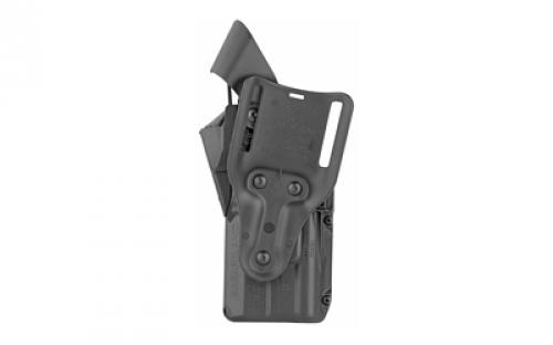Safariland 7360RDS, ALS/SLS Mid-Ride Level-III Retention Holster, Fits Glock 17 MOS with TLR-1, TLR-1HL, X200, X300, X300U, X300U/V and Leupold Deltapoint PRO, Trijicon RMR, SRO, Dr. Optic, JPOINT, Vortex Viper, or Burris Fastfire, Kydex, Black, Right Hand 7360RDS-8325-411