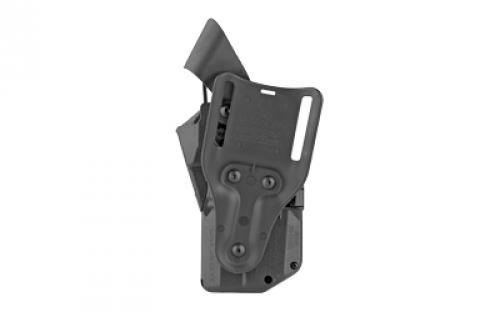 Safariland 7360RDS, ALS/SLS Mid-Ride Level-III Retention Holster, Fits Glock 17 MOS with TLR-7, Surefire XC1, XC-2, Nightstick 550, or Enforce APLc and Leupold Deltapoint PRO, Trijicon RMR, SRO, Dr. Optic, JPOINT, Vortex Viper, or Burris Fastfire, Kydex, Black, Right Hand 7360RDS-8327-411