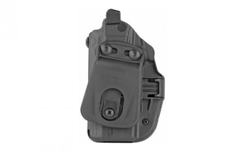 Safariland Model 7371, 7TS, ALS Slim Concealment Holster w/ Micro Paddle, OWB, Fits Springfield XD-S 9/40/45 (3.3") Kydex, Black, Right Hand 7371-45-411