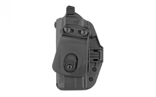 Safariland Model 7378, 7TS, ALS Slim Concealment Holster w/ Flexible Paddle and Adjustable Belt Loop, Fits S&W M&P Shield 9, Kydex, Black, Right Hand 7378-179-411