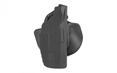 Safariland Model 7378, 7TS, ALS Concealment Holster w/ Flexible Paddle and Adjustable Belt Loop, Fits Glock 20/21, Kydex, Black, Right Hand 7378-383-411