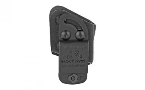 Safariland Model 773 Competition Open Top Magazine Pouch, For 1.5" Duty Belts, Fits Glock 17, Right Hand, STX Tactical Black Finish 773-83-121-150