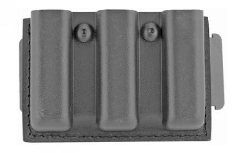 Safariland Model 775 Slimline Open Top Triple Magazine Pouch, For 2.25 Duty Belts, Fits Glock 17, Belt Loop, Hardshell STX, STX Tactical Black Finish 775-83-13