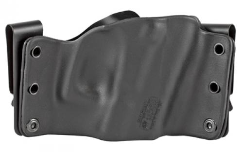 Stealth Operator Holster Compact IWB Model, Open Bottom Muzzle, Fits Glock 17/19/20/26/30/34/40/41/43, H&K P30/VP9, Ruger SR Series, 1911 Commander, Sig Sauer P224/P226/P229, S&W M&P 22/9/40/45/Pro Series/Shield, CZ 75 SP-01, and Many More, Left Hand, Black Nylon H60215