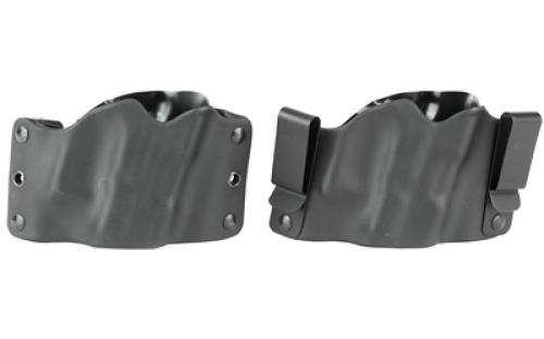Stealth Operator Holster Compact Model IWB/OWB Holster Combo Pack, Fits Glock 17/19/20/26/30/34/40/41, H&K P30/VP9, Ruger SR Series, Sig Sauer P224/P226/P229, S&W M&P 22/9/40/45/Pro Series, CZ 75 SP-01, Many More, Right Hand, Black Nylon H60225C