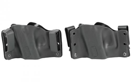 Stealth Operator Holster Compact Model IWB/OWB Holster Combo Pack, Fits Glock 17/19/20/26/30/34/40/41, H&K P30/VP9, Ruger SR Series, Sig Sauer P224/P226/P229, S&W M&P 22/9/40/45/Pro Series, CZ 75 SP-01, Many More, Right Hand, Black Nylon H60225C