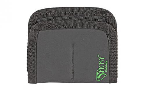 Sticky Holsters Dual Mag Sleeve, Fits Double Stack and Large Single Stack 1911 Style Magazines, Black Finish DMMS