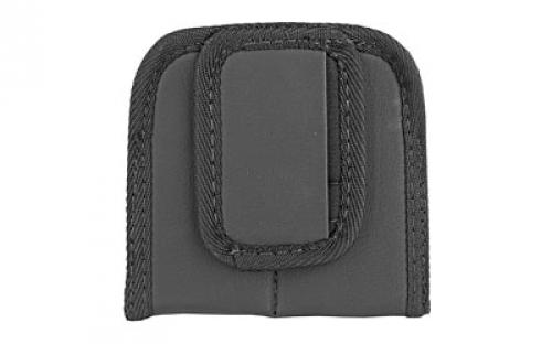 Sticky Holsters Dual Super Mag Pouch, Fits Flashlights, Any Pistol Magazine, Built in Pocket for License, Black Finish DMP