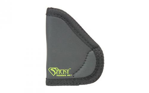 Sticky Holsters Pocket Holster, Ambidextrous, Fits Micro Handguns-Automatics/ Derringers Up to 2.5 Barrel, Taurus 22/25, Beretta Bearcat and Tomcat, Black Finish SM-1