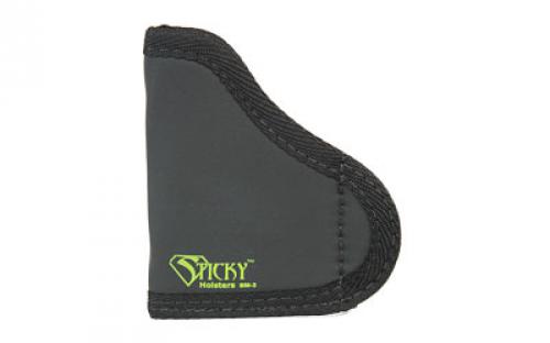 Sticky Holsters Pocket Holster, Ambidextrous, Fits Pocket .380s-Small Handguns with Lasers, Automatics Up to 2.75 Barrel, Ruger LCP, Remington RM380, DB380/9, S&W Bodyguard 380, Taurus 738 TCP 380, Sig P238, Black Finish SM-3