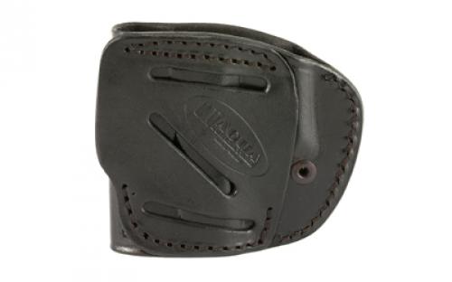 Tagua Inside the Pant Holster 4 In 1, Fits Glock 42, Right Hand, Black Leather IPH4-305