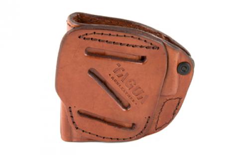 Tagua Inside the Pant Holster 4 In 1, Fits Glock 43, Right Hand Brown IPH4-357