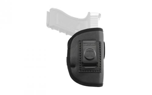 Tagua THE WEIGHTLESS HOLSTERS FOUR-IN-ONE HOLSTER, Inside Waistband Holster, Right Hand, Black Synthetic Leather, Fits Glock 26/27 TWHS-H4-330