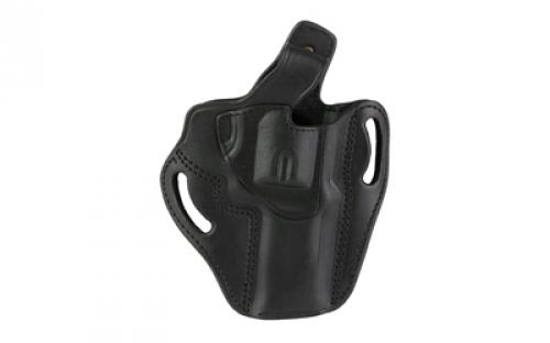 Tagua Standoff Thumb Break, OWB Belt Holster,Fits Most Large Frame Revolvers 4, Right Hand, Leather, Black TX-BH1-940