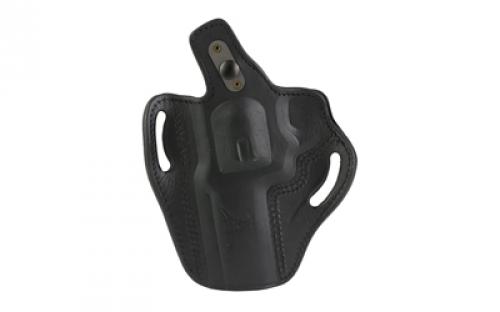 Tagua Standoff Thumb Break, OWB Belt Holster,Fits Most Large Frame Revolvers 4", Right Hand, Leather, Black TX-BH1-940