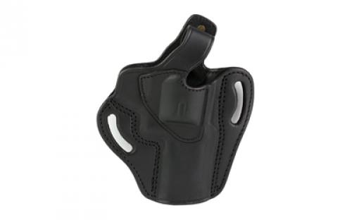 Tagua Standoff Thumb Break, OWB Belt Holster, Fits S&W N Frame 4, Right Hand, Leather, Black TX-BH1-950