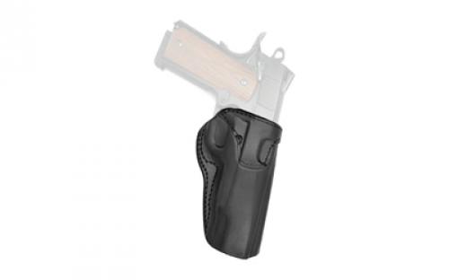Tagua Clip On OWB, Multifit Holster, Fits Most Single Stack Subcompact Semi-automatic Pistols, Right Hand, Leather Construction, Black TX-CO-OWB-1010